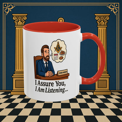 Masonic Mugs - Masonic Musings - Senior Warden Printify