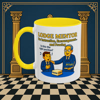 Masonic Mugs - Lodge Mentor Guidance: Masonic Ritual Instruction, Lodge Mentor Printify