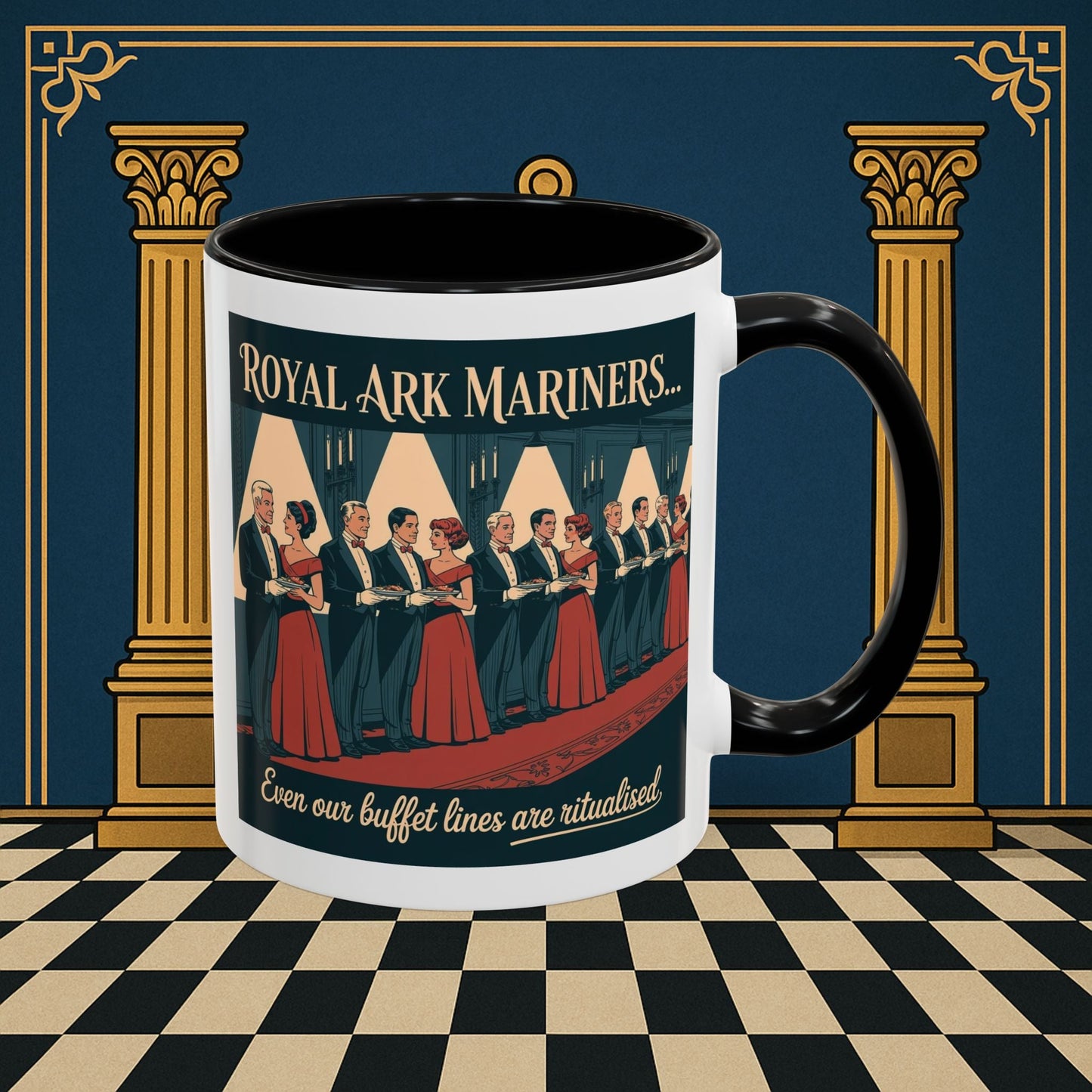 Masonic Mugs - Synchronized Service - Royal Ark Mariners Printify