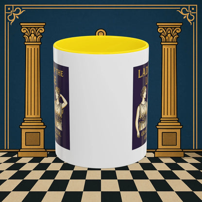 Masonic Mugs – Ladies of the Lodge: Grace, Strength & Support (Accent Coloured 11oz Mug) Printify
