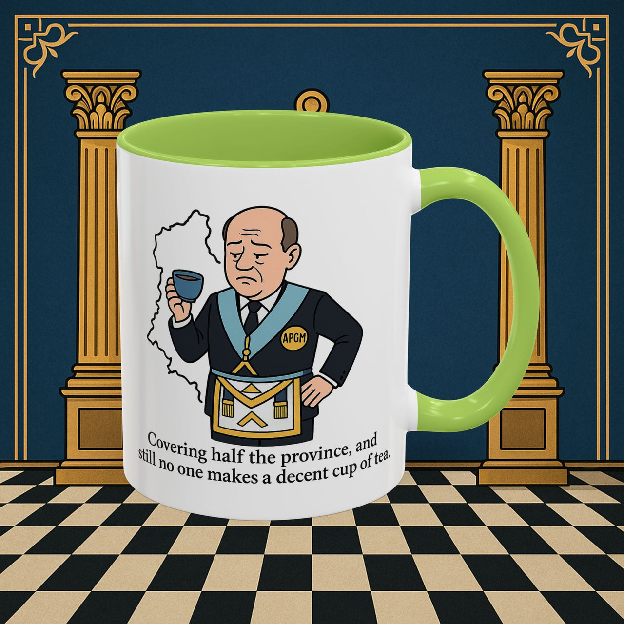 Masonic Mugs - Provincial Tea Troubles - Assistant Provincial Grand Master Printify