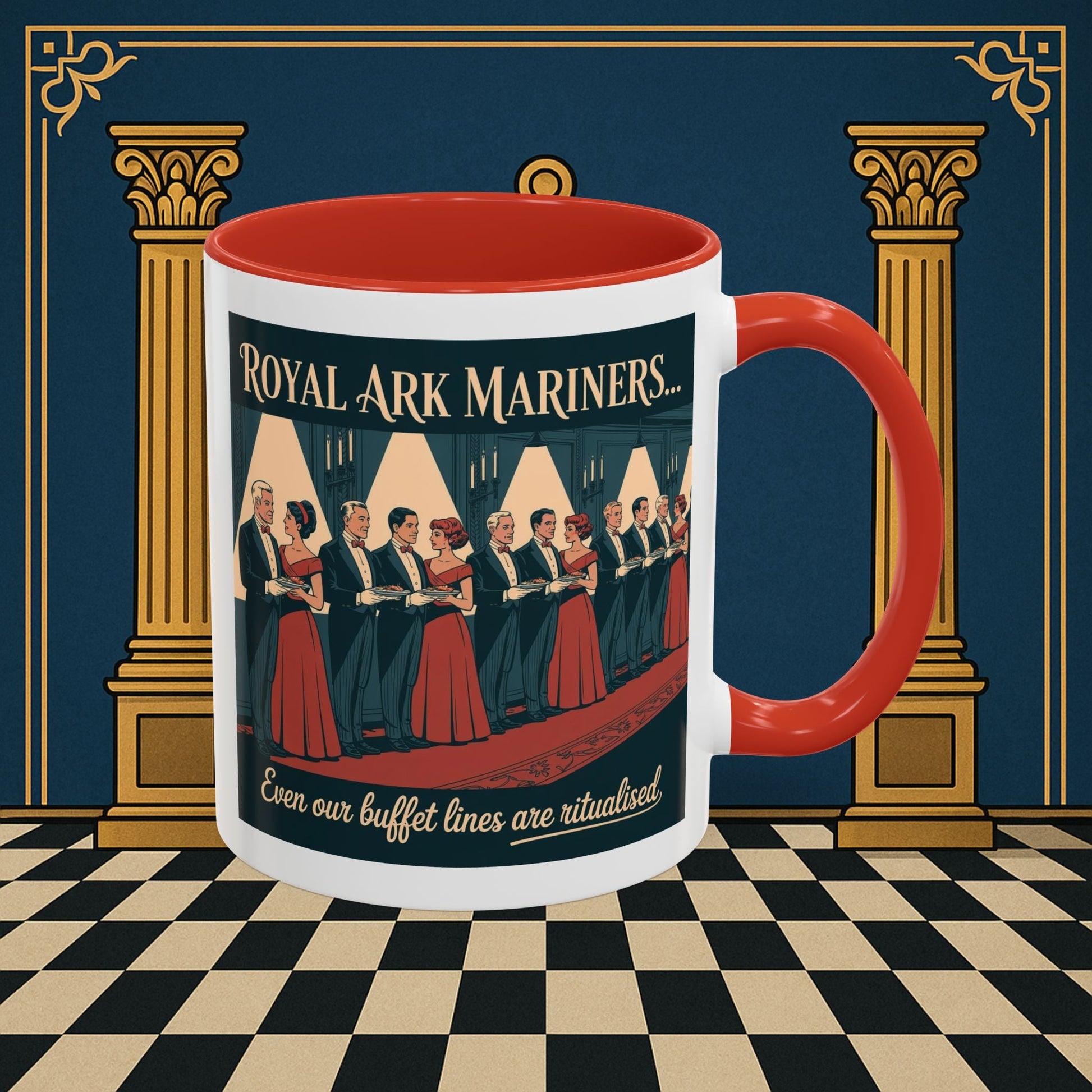 Masonic Mugs - Synchronized Service - Royal Ark Mariners Printify