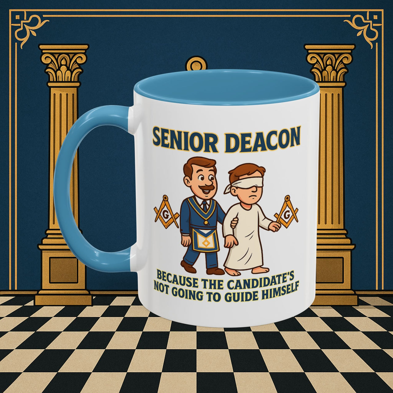 Masonic Mugs - Guiding Light - Senior Deacon Printify