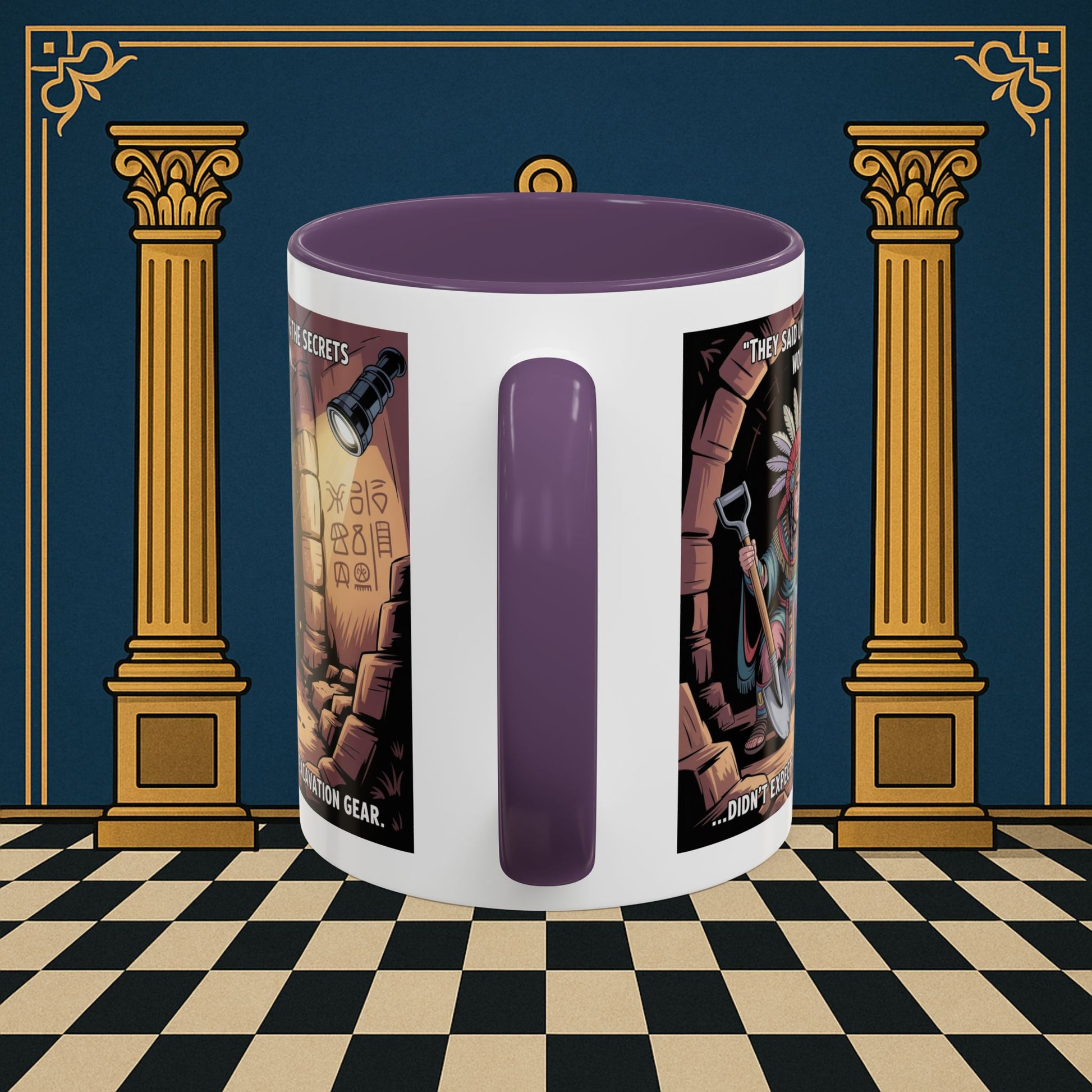 Masonic Mugs - Dig Happens - Royal Arch