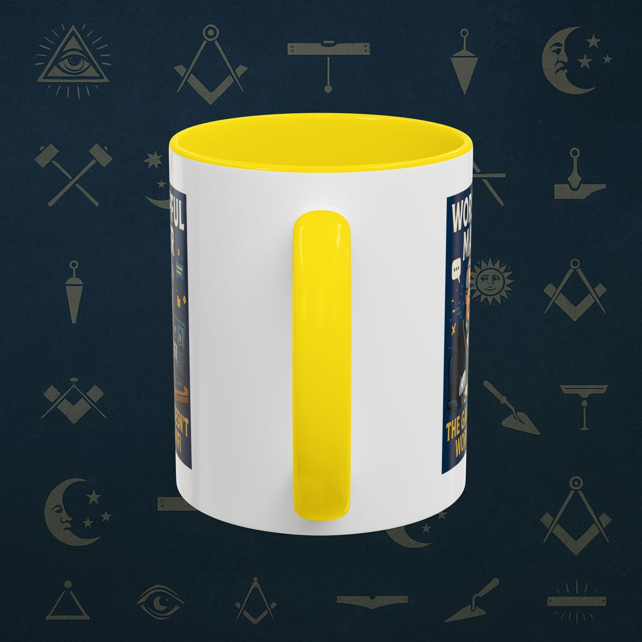 Masonic Mugs - Virtual Vertigo - Worshipful Master Printify