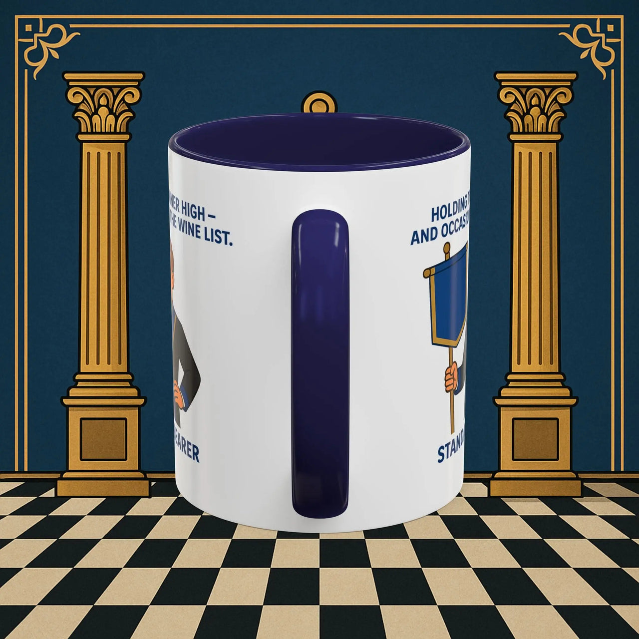 Masonic Mugs - Banner and Barrel - Provincial Standard Bearer Printify