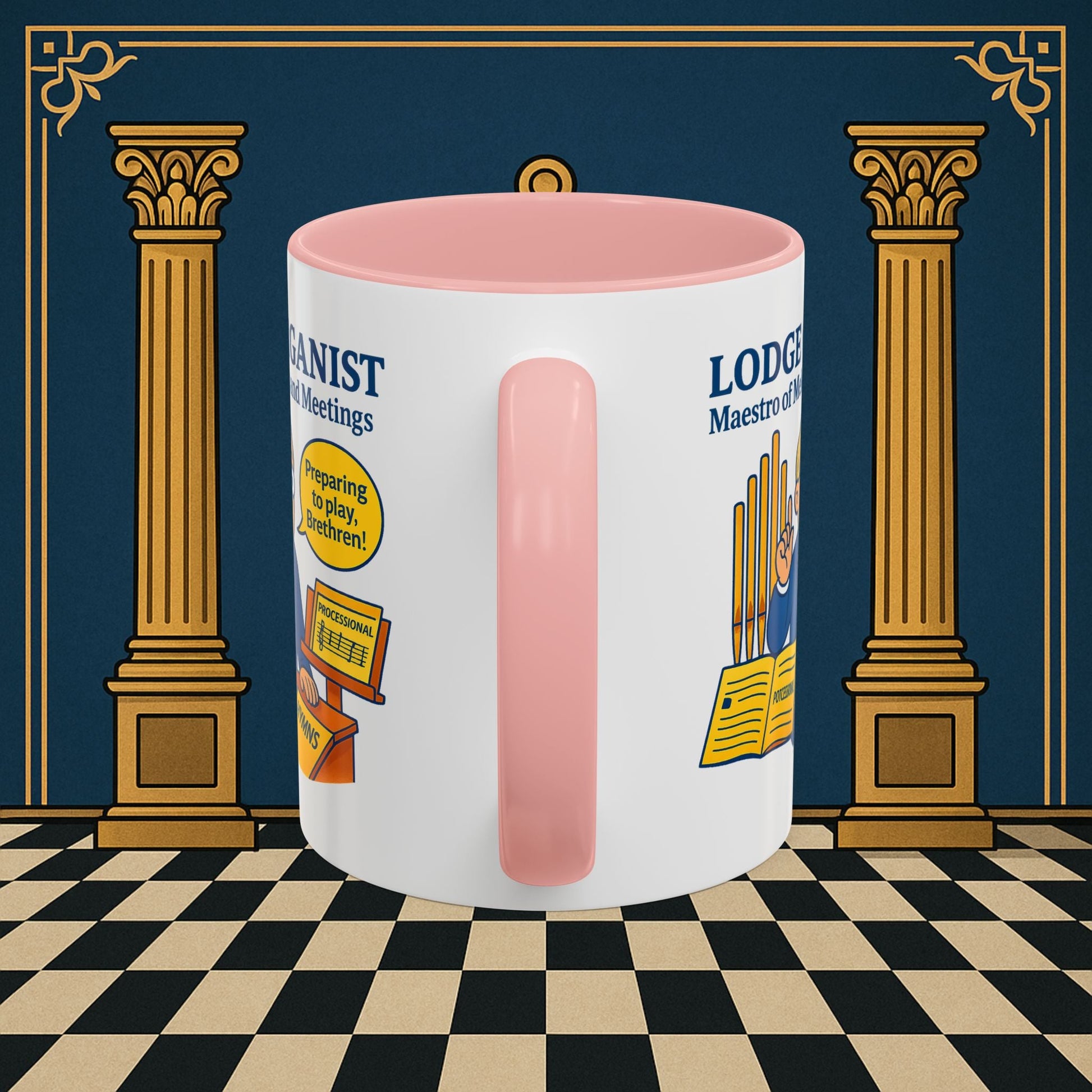 Masonic Mugs - Maestro of Melodies - Organist Printify