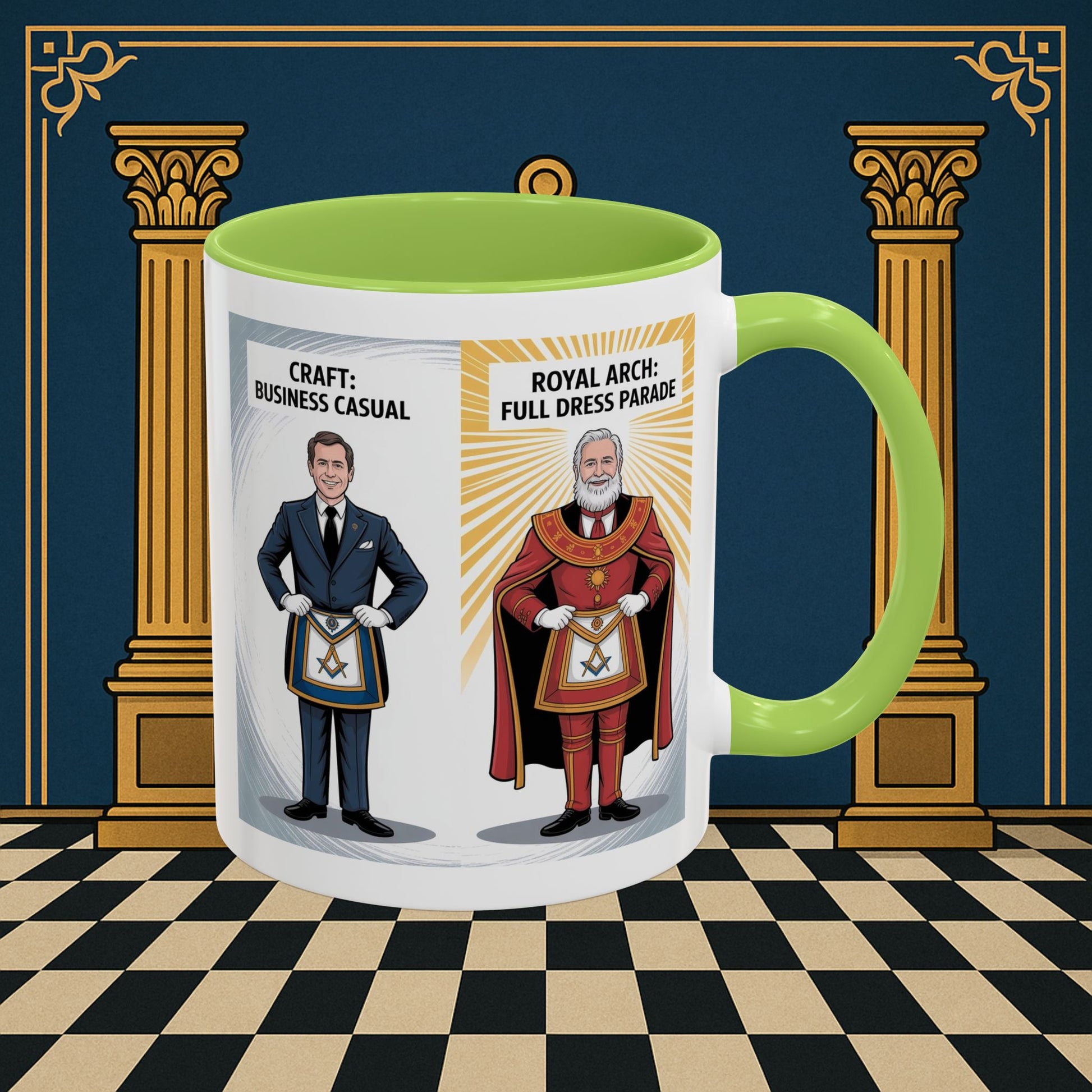 Masonic Mugs - Masonic Dress Code Decoded - Royal Arch