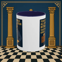 Masonic Mugs Ready to Go – Learn Your Ritual (Accent Coloured 11oz Mug) Printify