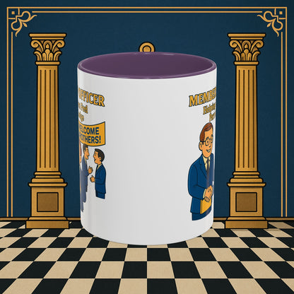 Masonic Mugs - Brotherhood Welcome - Membership Secretary Printify