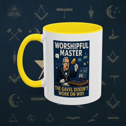 Masonic Mugs - Virtual Vertigo - Worshipful Master Printify