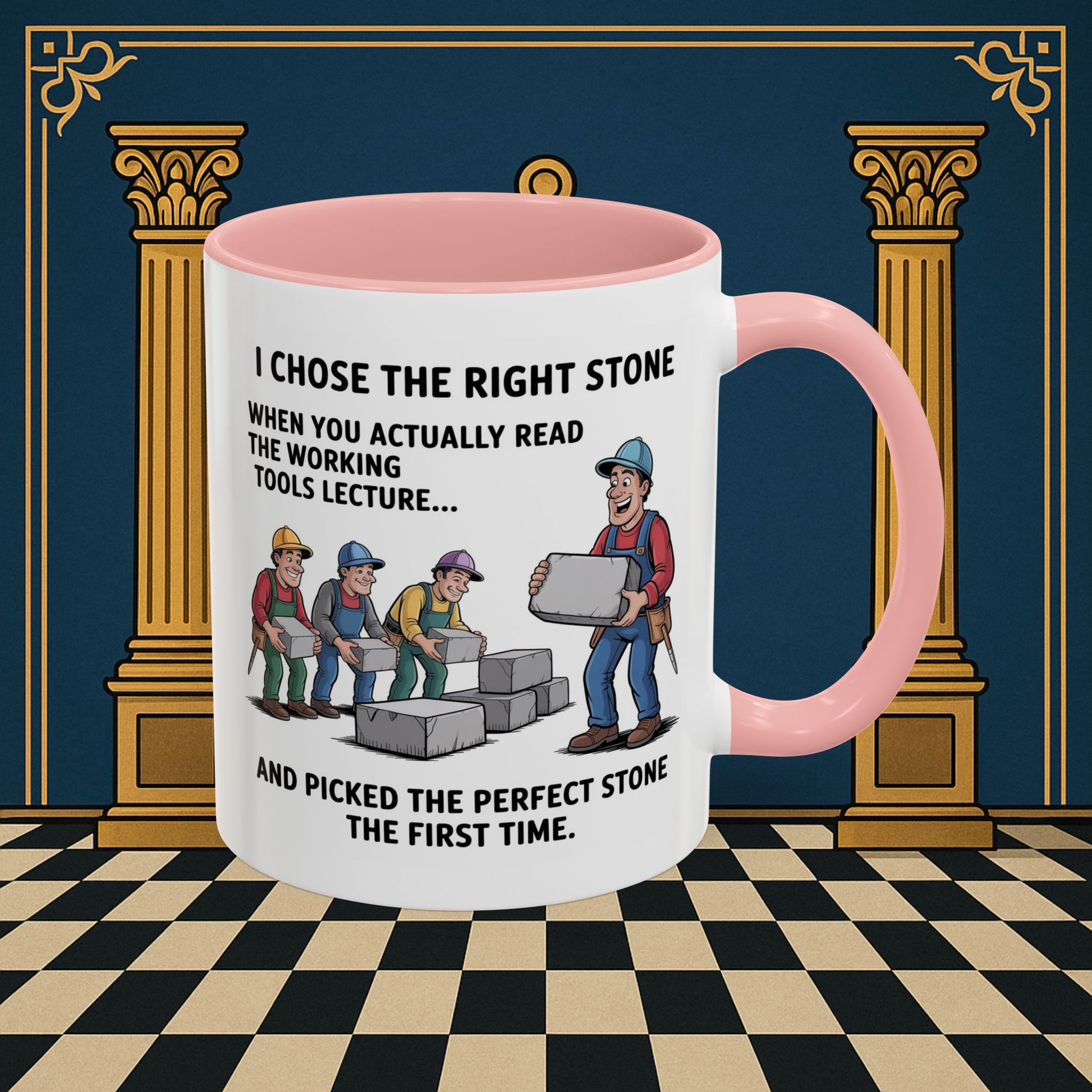 Masonic Mugs - Stone Selection Strategy - Mark Masonry