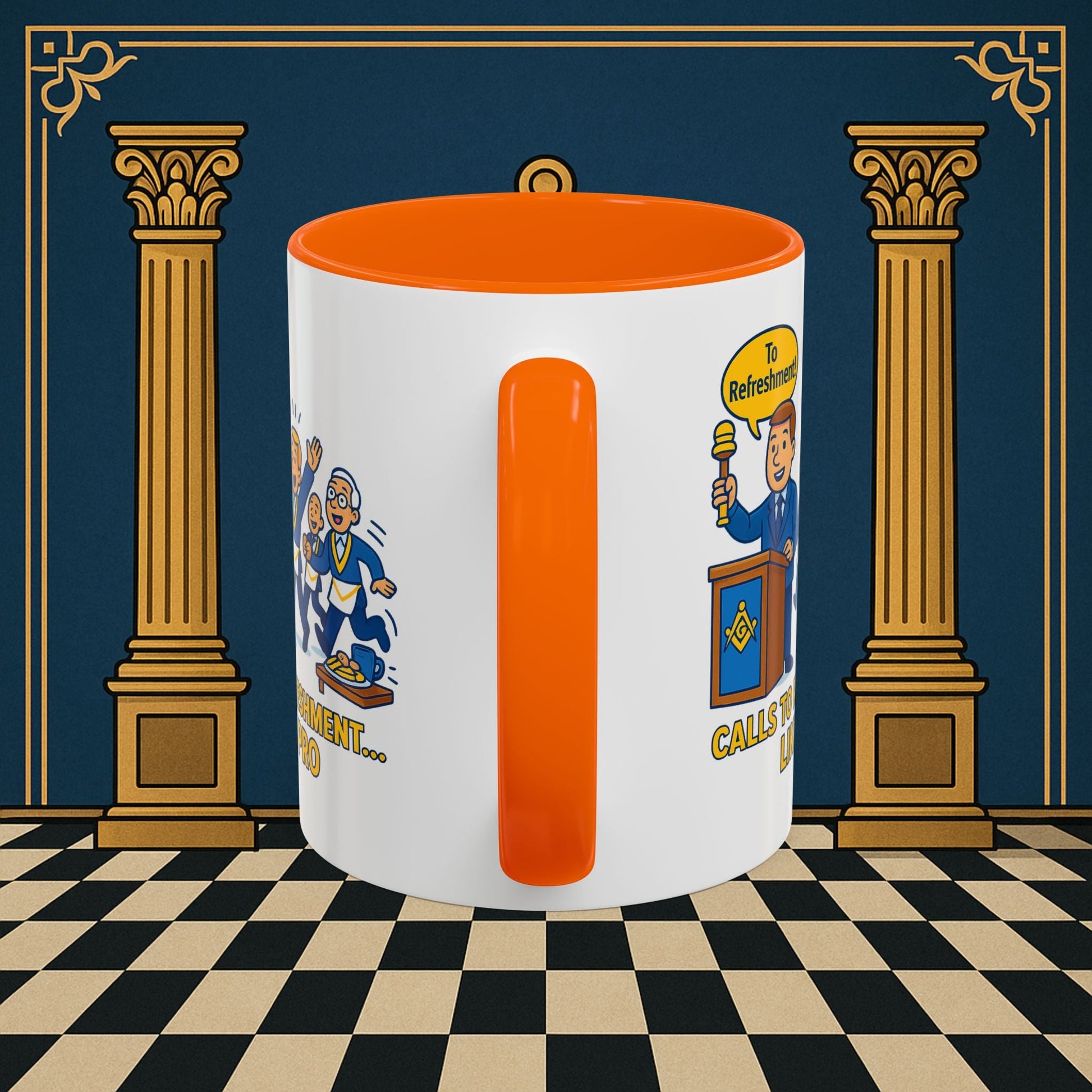 Masonic Mugs - Masonic Refreshment Revelry: Fraternal Lodge Humor, Junior Warden Printify
