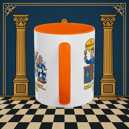 Masonic Mugs - Masonic Refreshment Revelry: Fraternal Lodge Humor, Junior Warden Printify