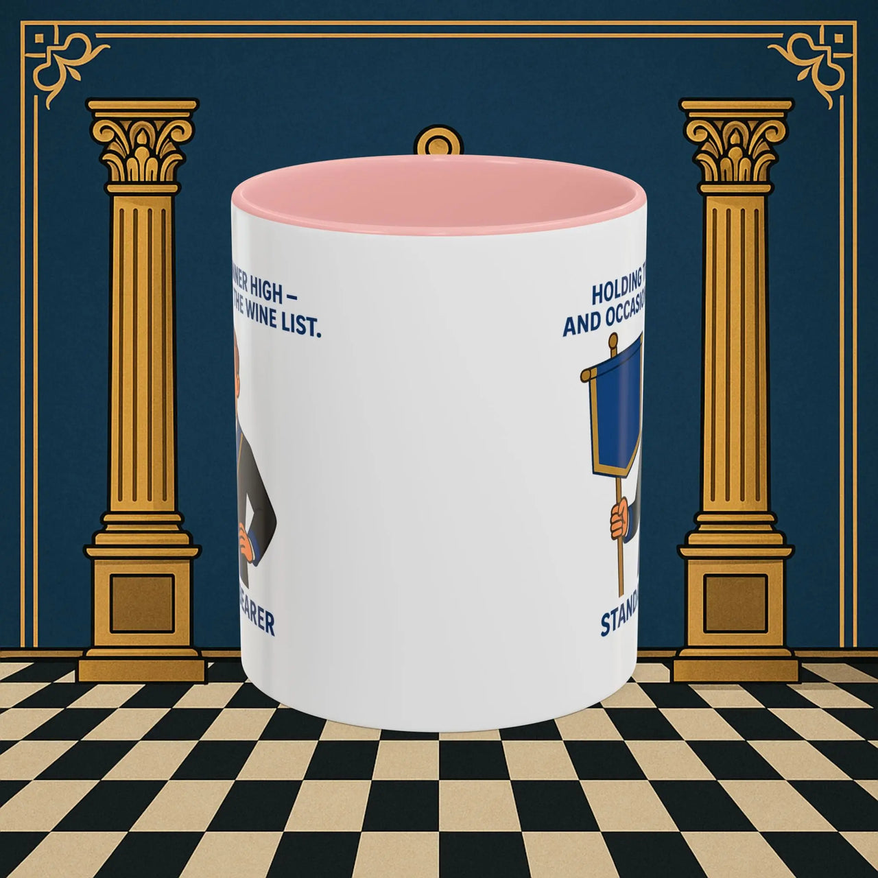 Masonic Mugs - Banner and Barrel - Provincial Standard Bearer Printify