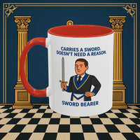 Masonic Mugs - Sword of Mystery - Provincial Sword Bearer Printify