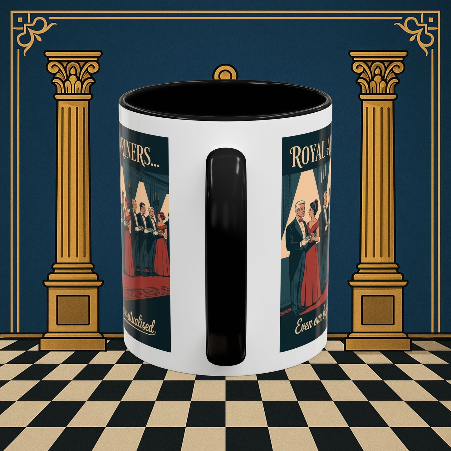 Masonic Mugs - Synchronized Service - Royal Ark Mariners Printify