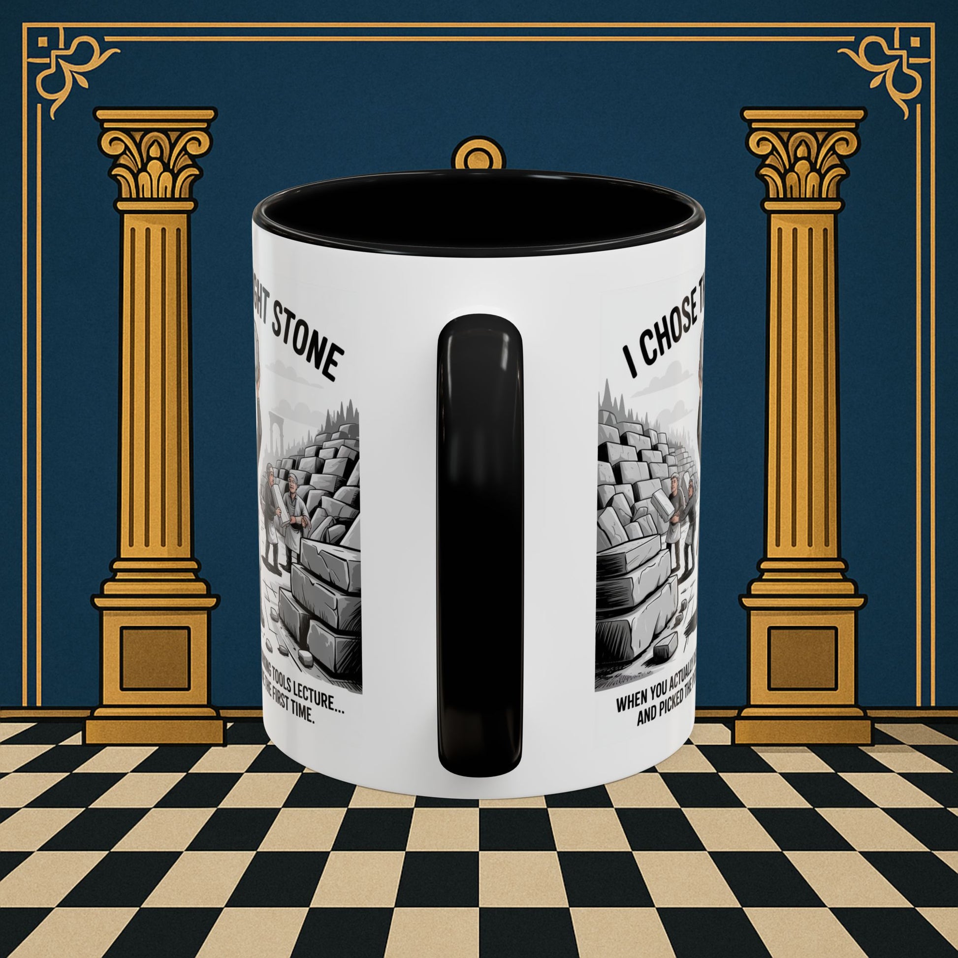 Masonic Mugs - Stone Selection Success - Mark Masonry