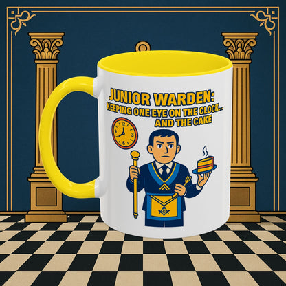Masonic Mugs - Masonic Vigilance: Junior Warden's Timekeeping Duty,  Junior Warden Printify