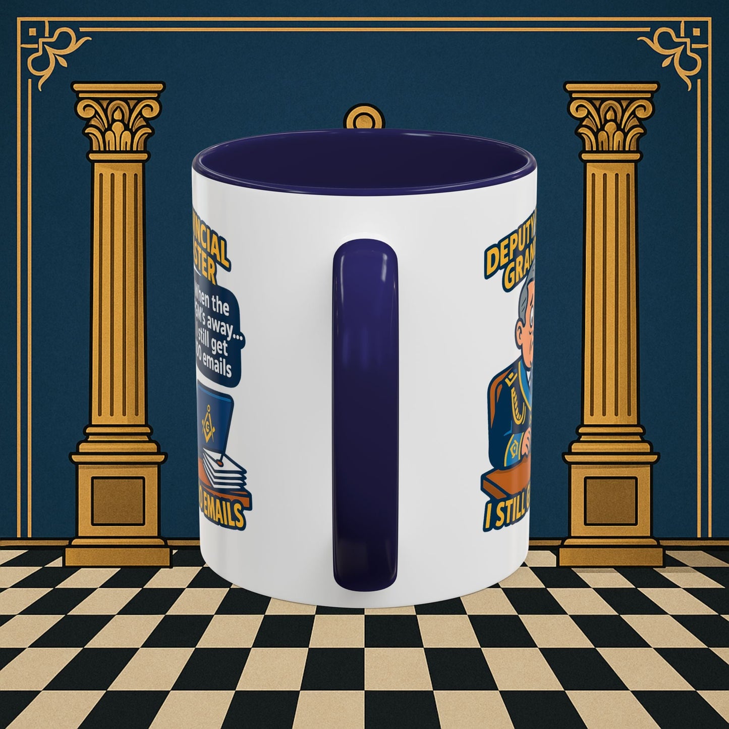 Masonic Mugs - Email Overload - Deputy Provincial Grand Master Printify