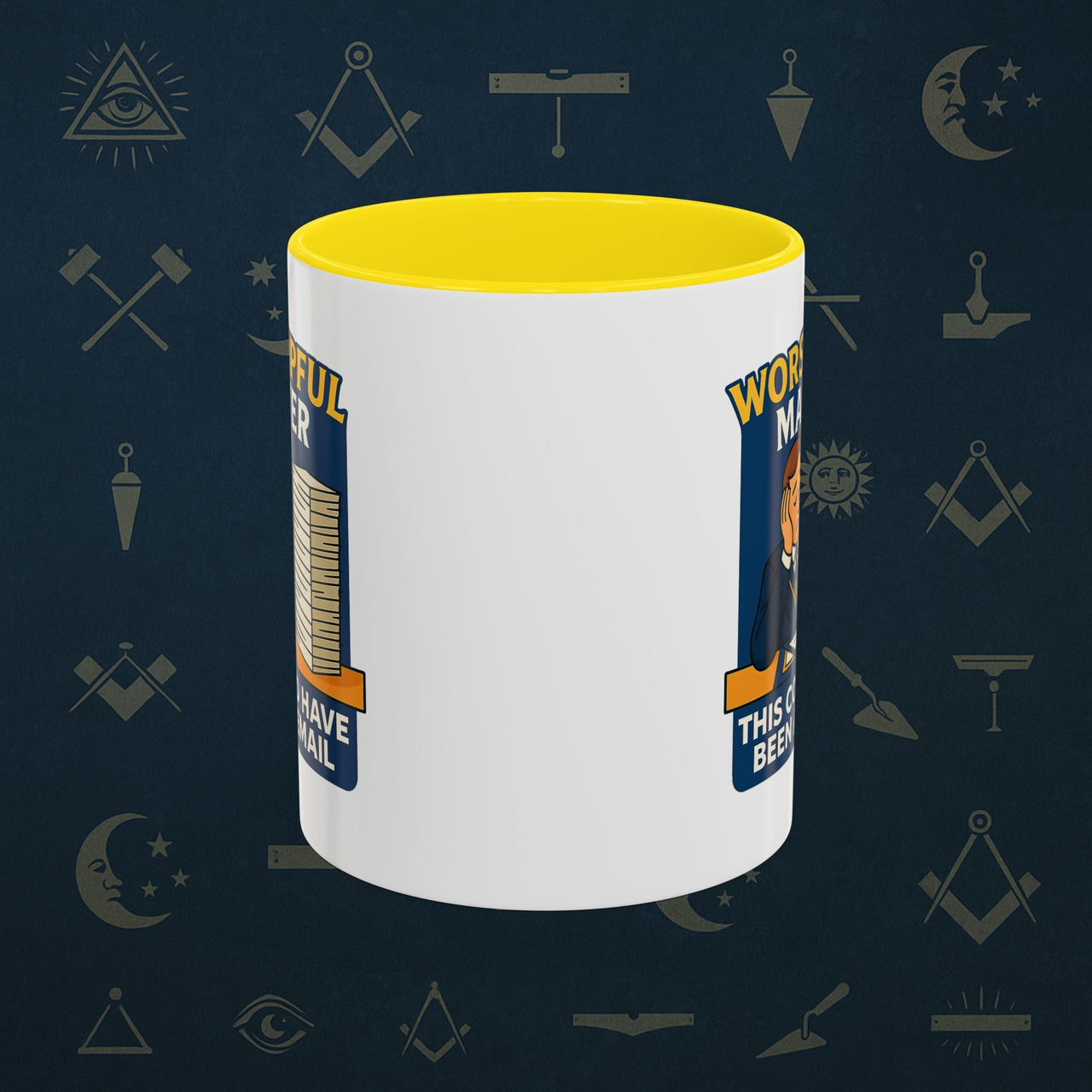 Masonic Mugs - Masonic Meetings Madness - Worshipful Master Printify