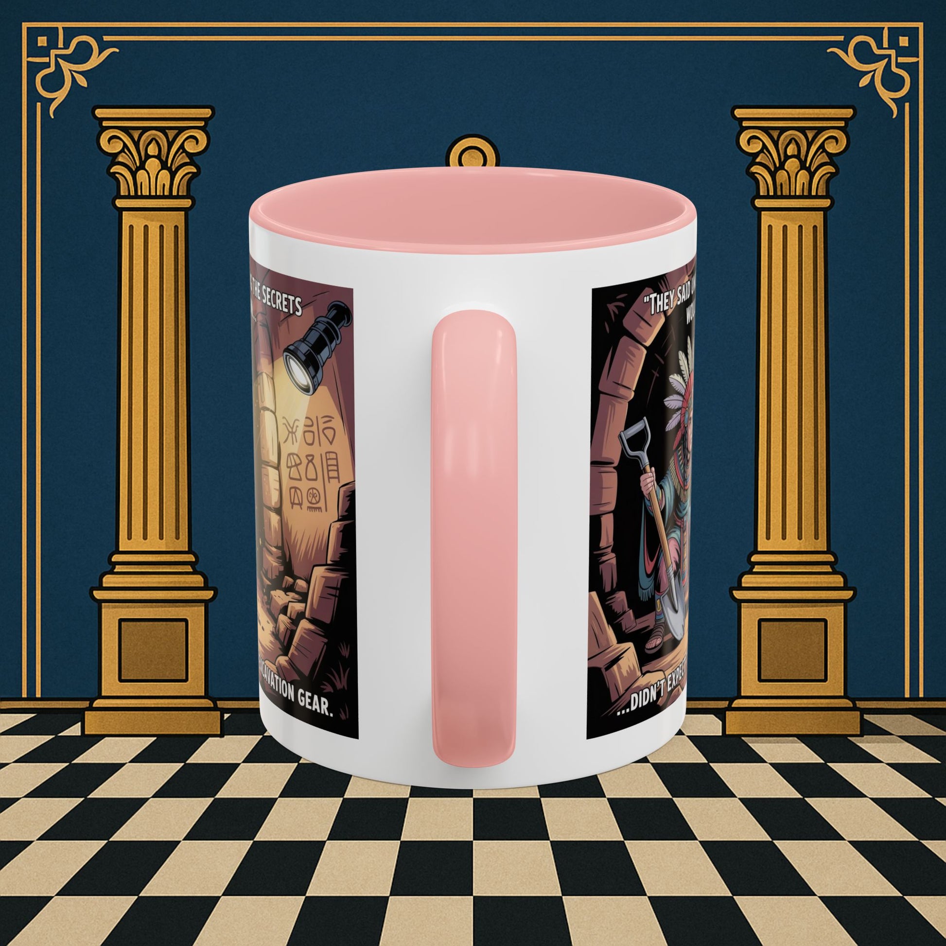 Masonic Mugs - Dig Happens - Royal Arch