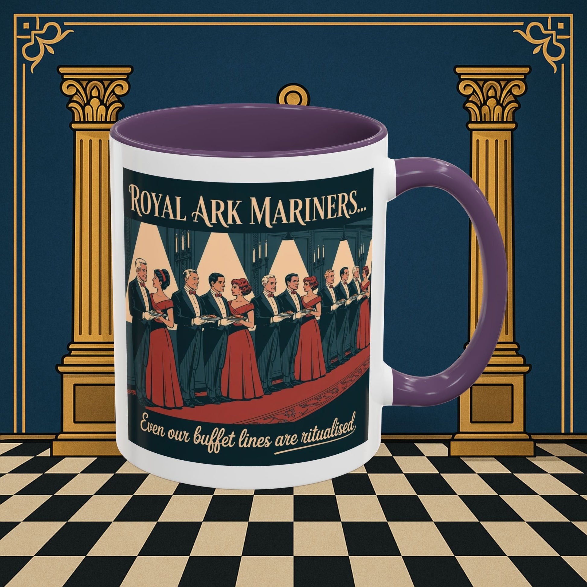 Masonic Mugs - Synchronized Service - Royal Ark Mariners Printify