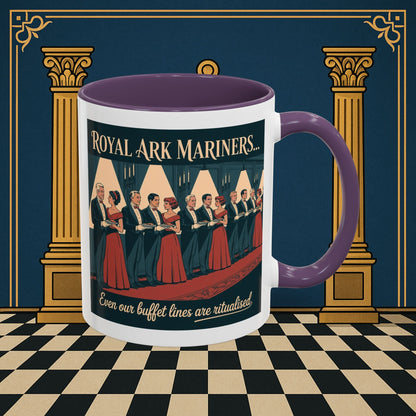 Masonic Mugs - Synchronized Service - Royal Ark Mariners Printify