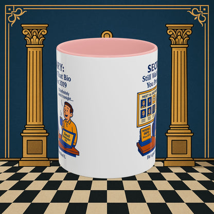 Masonic Mugs - Waiting Game - Secretary Printify