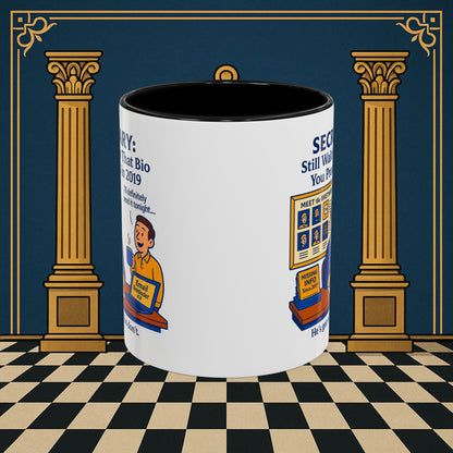 Masonic Mugs - Waiting Game - Secretary Printify