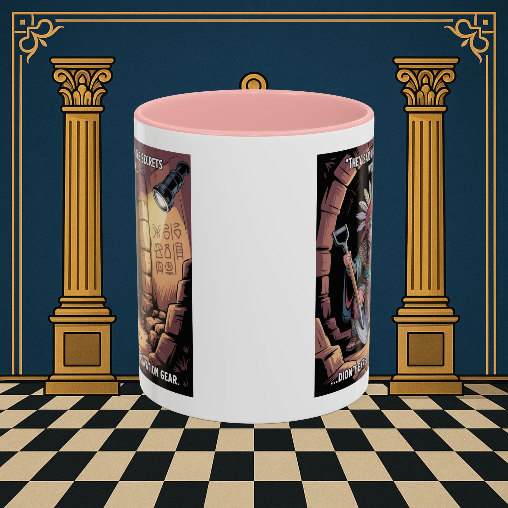 Masonic Mugs - Dig Happens - Royal Arch