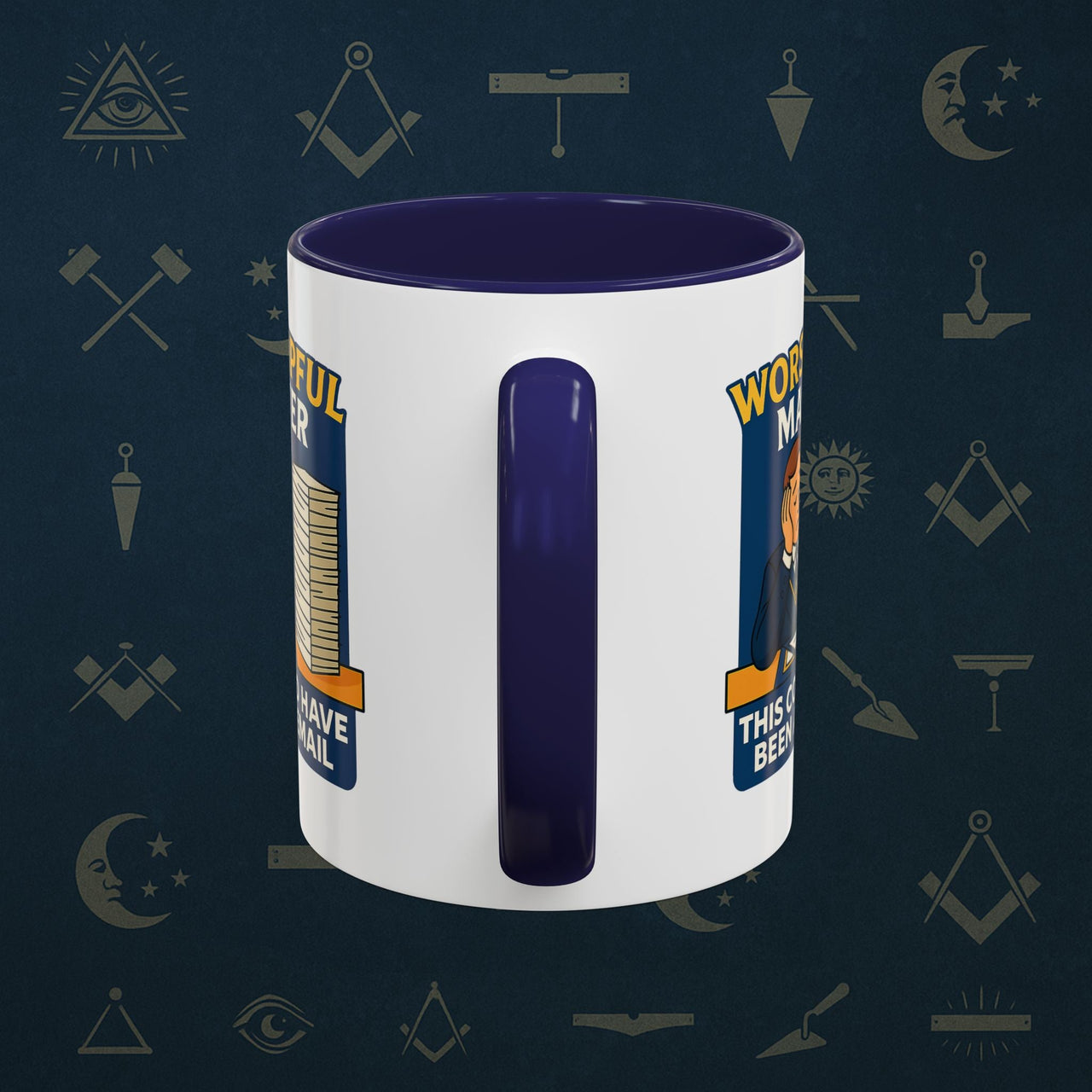 Masonic Mugs - Masonic Meetings Madness - Worshipful Master Printify