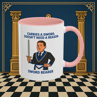 Masonic Mugs - Sword of Mystery - Provincial Sword Bearer Printify