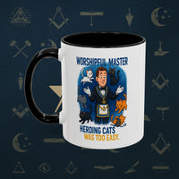 Masonic Mugs - Masonic Cats Assemble - Worshipful Master Printify