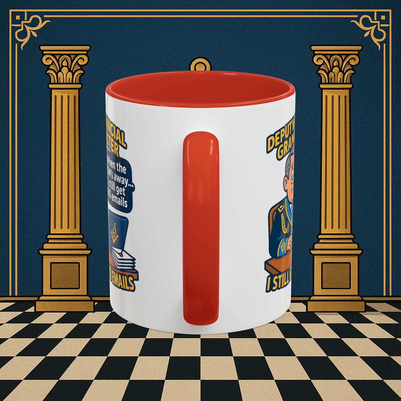 Masonic Mugs - Email Overload - Deputy Provincial Grand Master Printify