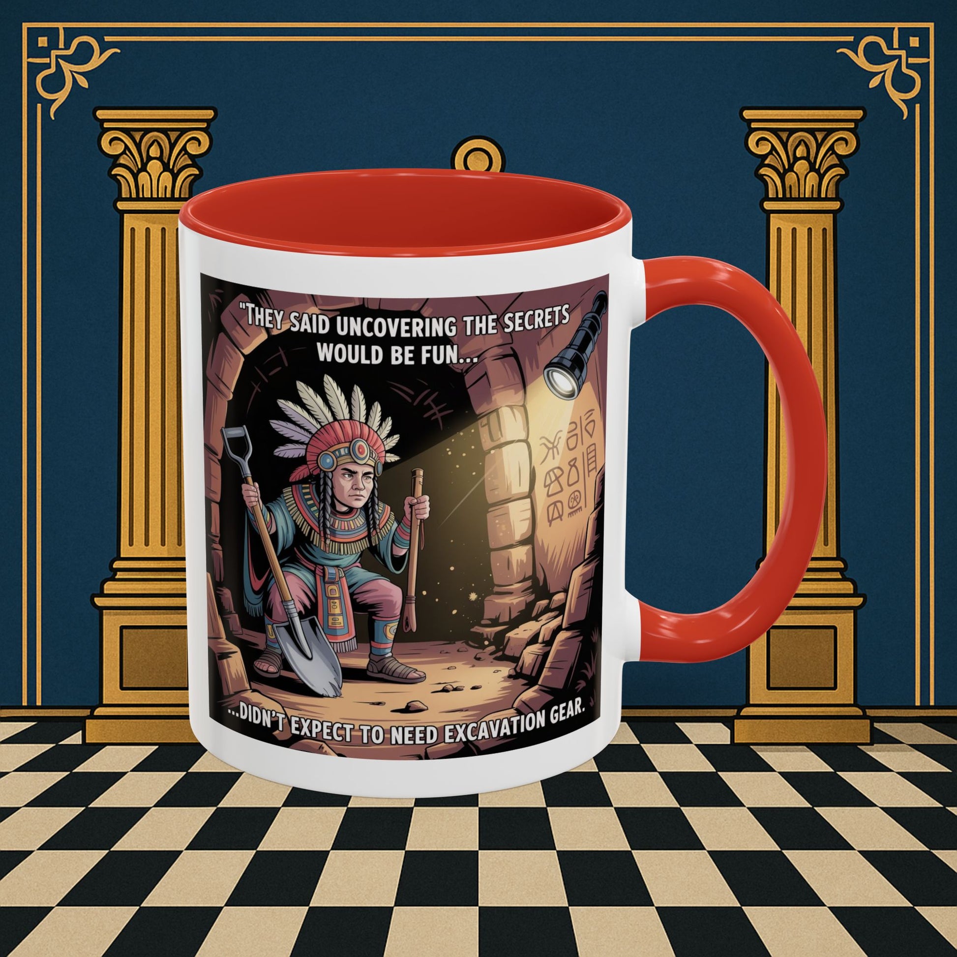 Masonic Mugs - Dig Happens - Royal Arch