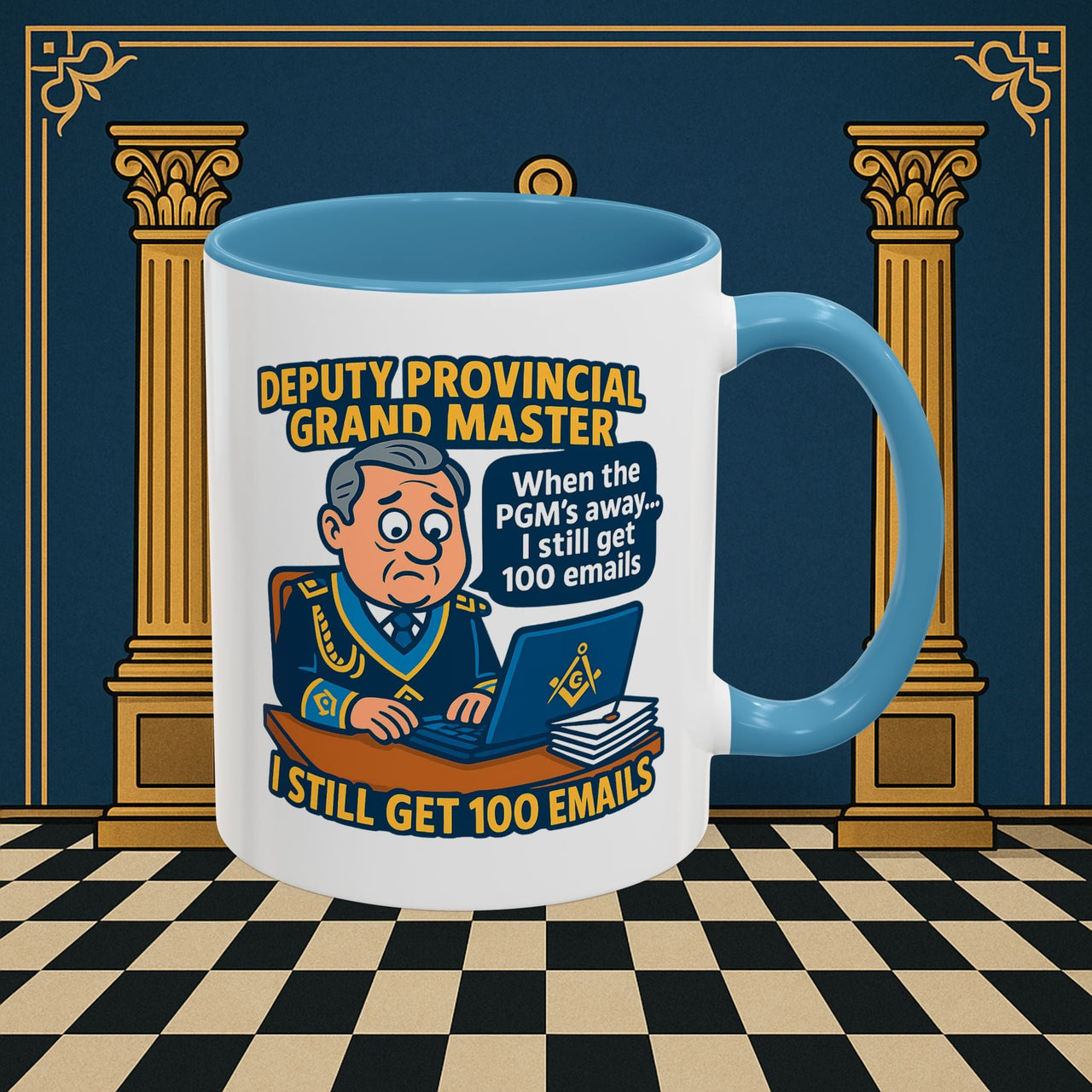 Masonic Mugs - Email Overload - Deputy Provincial Grand Master Printify