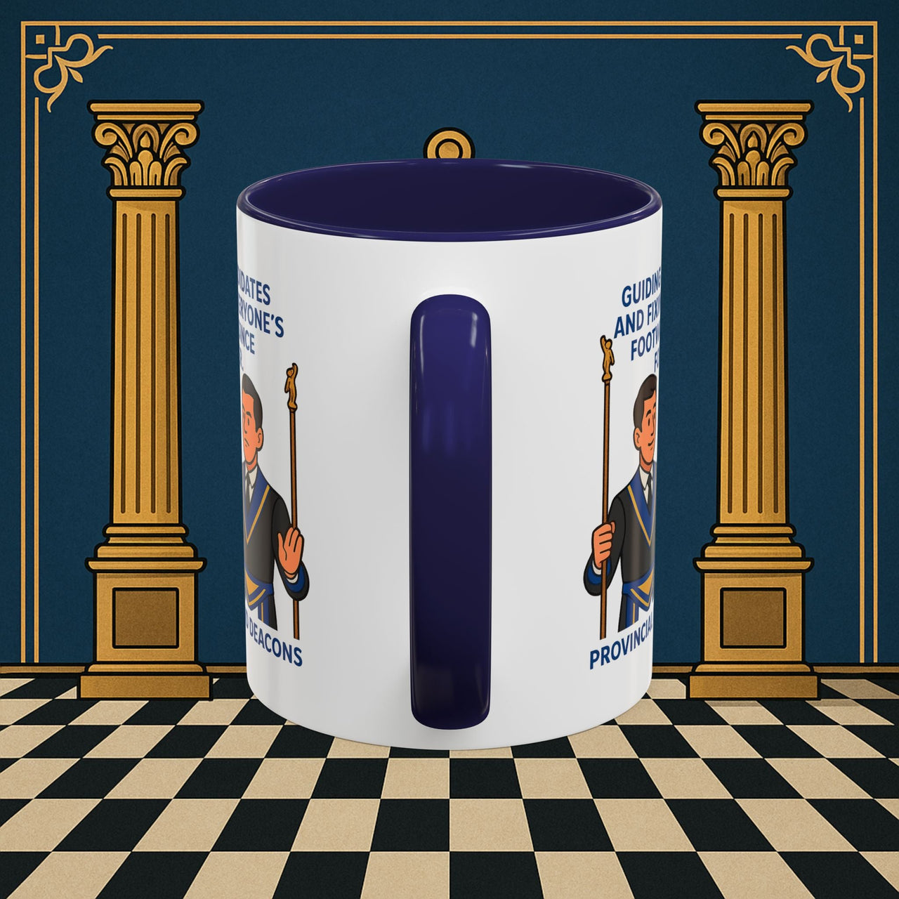 Masonic Mugs - Guiding Light of Masonic Tradition - Provincial Grand Deacons Printify