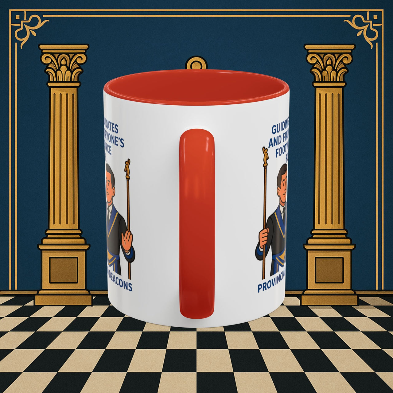 Masonic Mugs - Guiding Light of Masonic Tradition - Provincial Grand Deacons Printify
