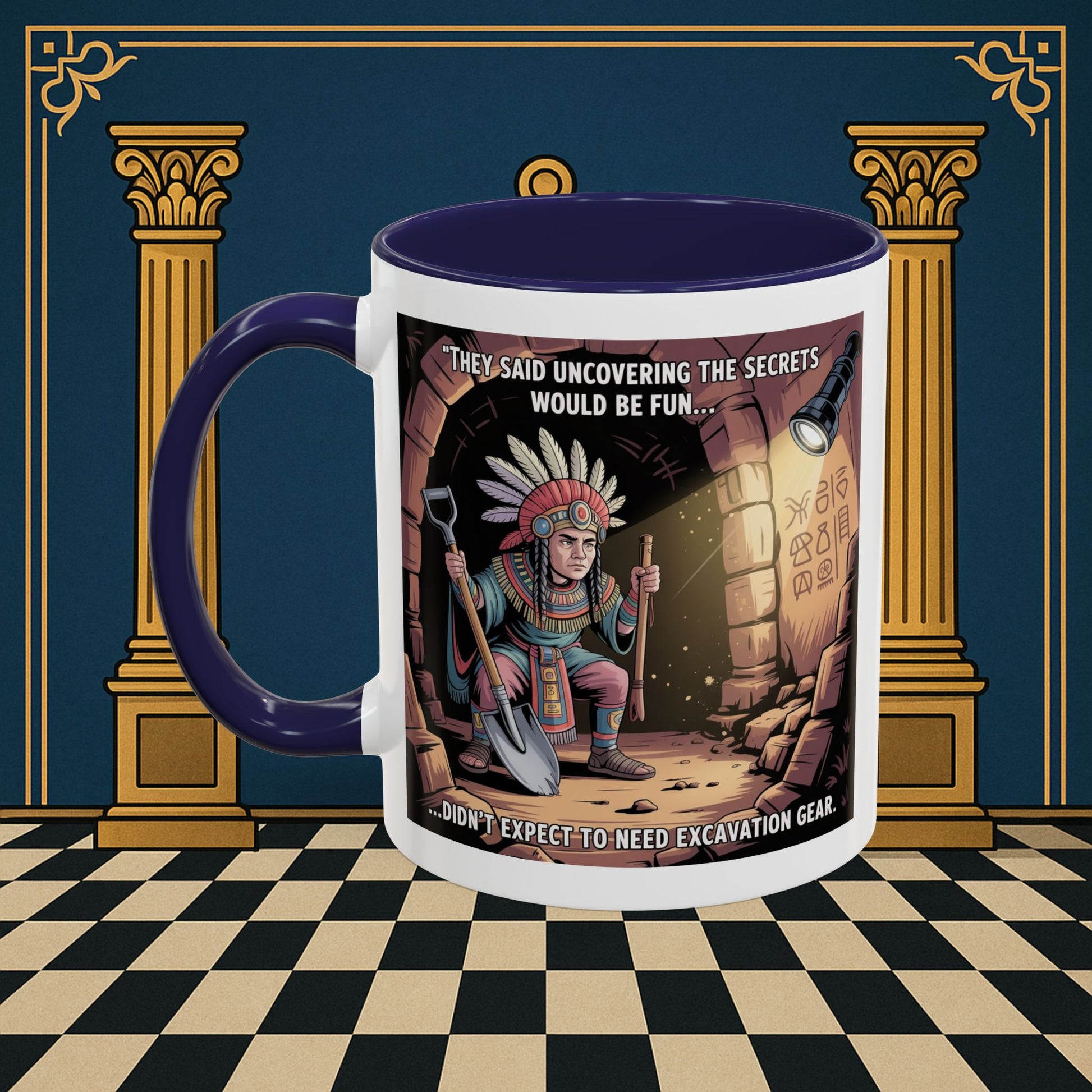 Masonic Mugs - Dig Happens - Royal Arch