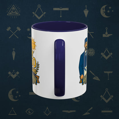 Masonic Mugs - Masonic Golden Jubilee - 50 years anniversary Printify