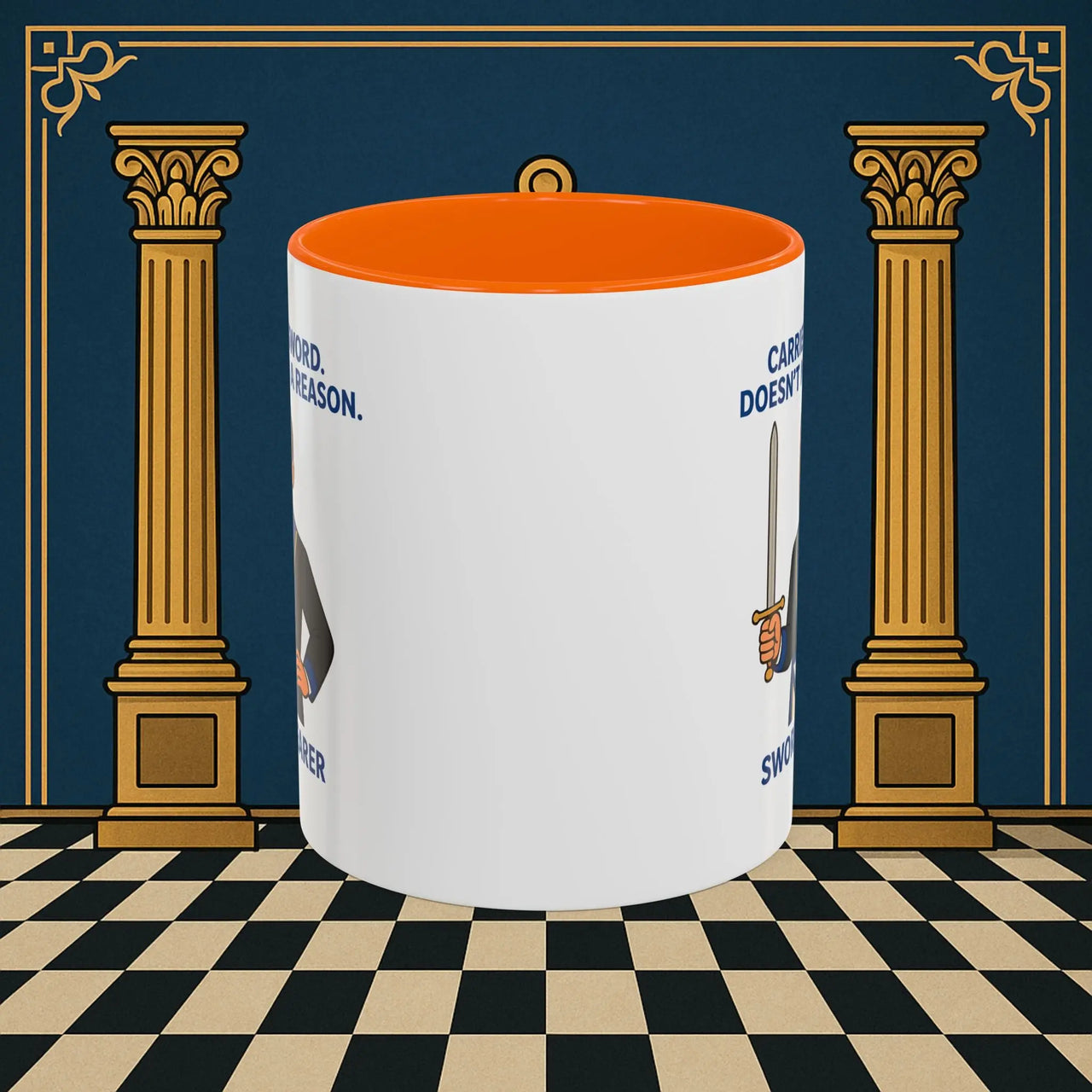 Masonic Mugs - Sword of Mystery - Provincial Sword Bearer Printify