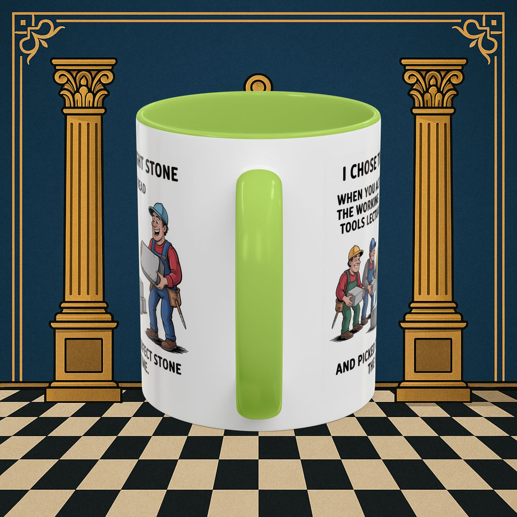 Masonic Mugs - Stone Selection Strategy - Mark Masonry