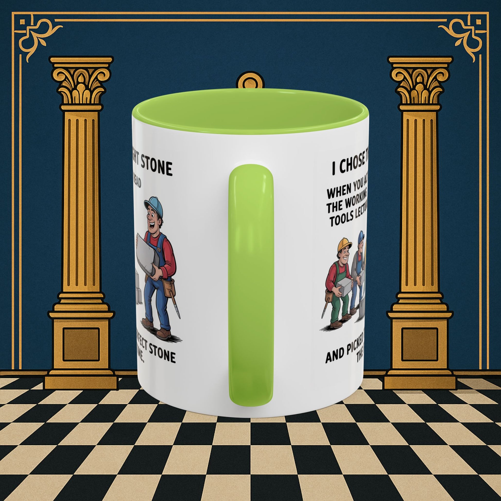 Masonic Mugs - Stone Selection Strategy - Mark Masonry