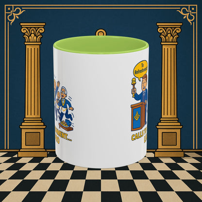 Masonic Mugs - Masonic Refreshment Revelry: Fraternal Lodge Humor, Junior Warden Printify