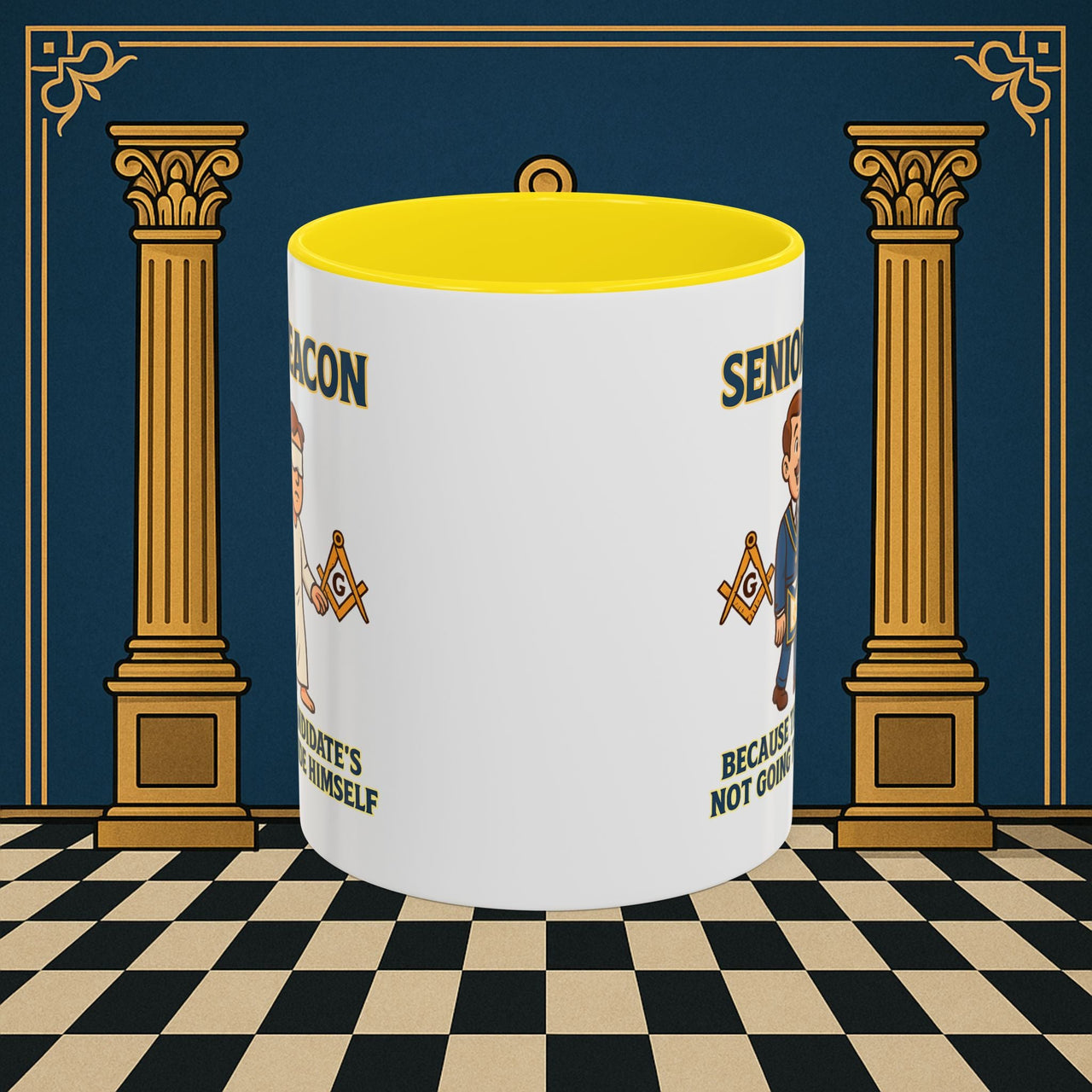 Masonic Mugs - Guiding Light - Senior Deacon Printify