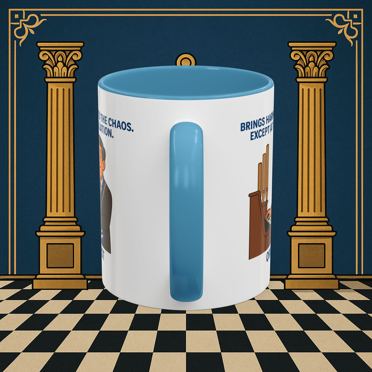 Masonic Mugs - Harmony Amid Chaos - Provincial Organist Printify