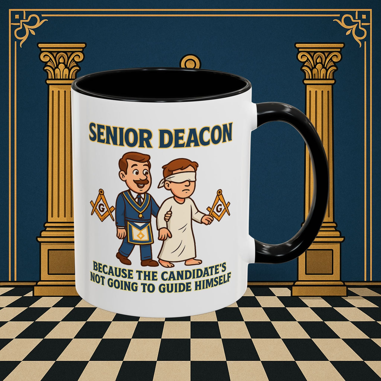 Masonic Mugs - Guiding Light - Senior Deacon Printify
