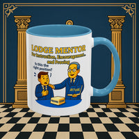 Masonic Mugs - Lodge Mentor Guidance: Masonic Ritual Instruction, Lodge Mentor Printify