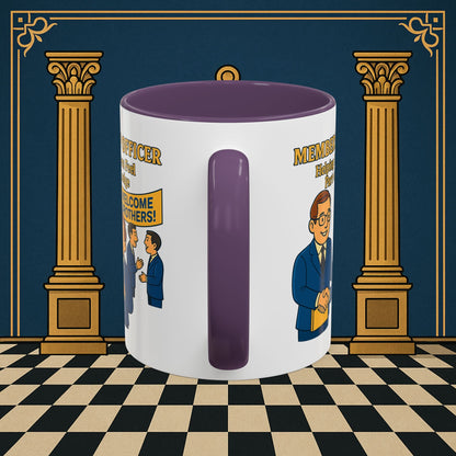 Masonic Mugs - Brotherhood Welcome - Membership Secretary Printify